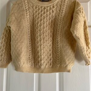 Cozy Cable Knit Women's Sweater in Cream